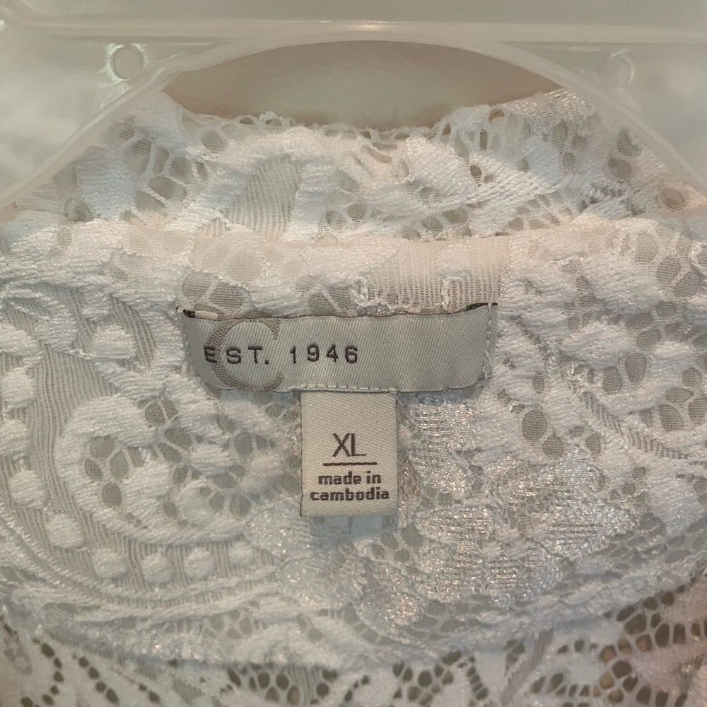 White Lace Jacket - Picture 2 of 6